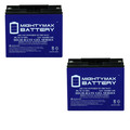 Mighty Max Battery 12V 18AH GEL Replacement Battery for Afikim Superlight S3 - 2 Pack ML18-12GELMP2433